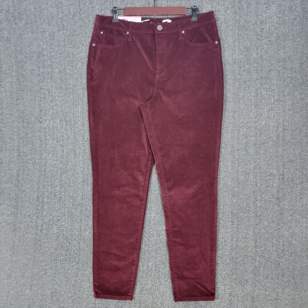 Women's Burgundy Corduroy Pants